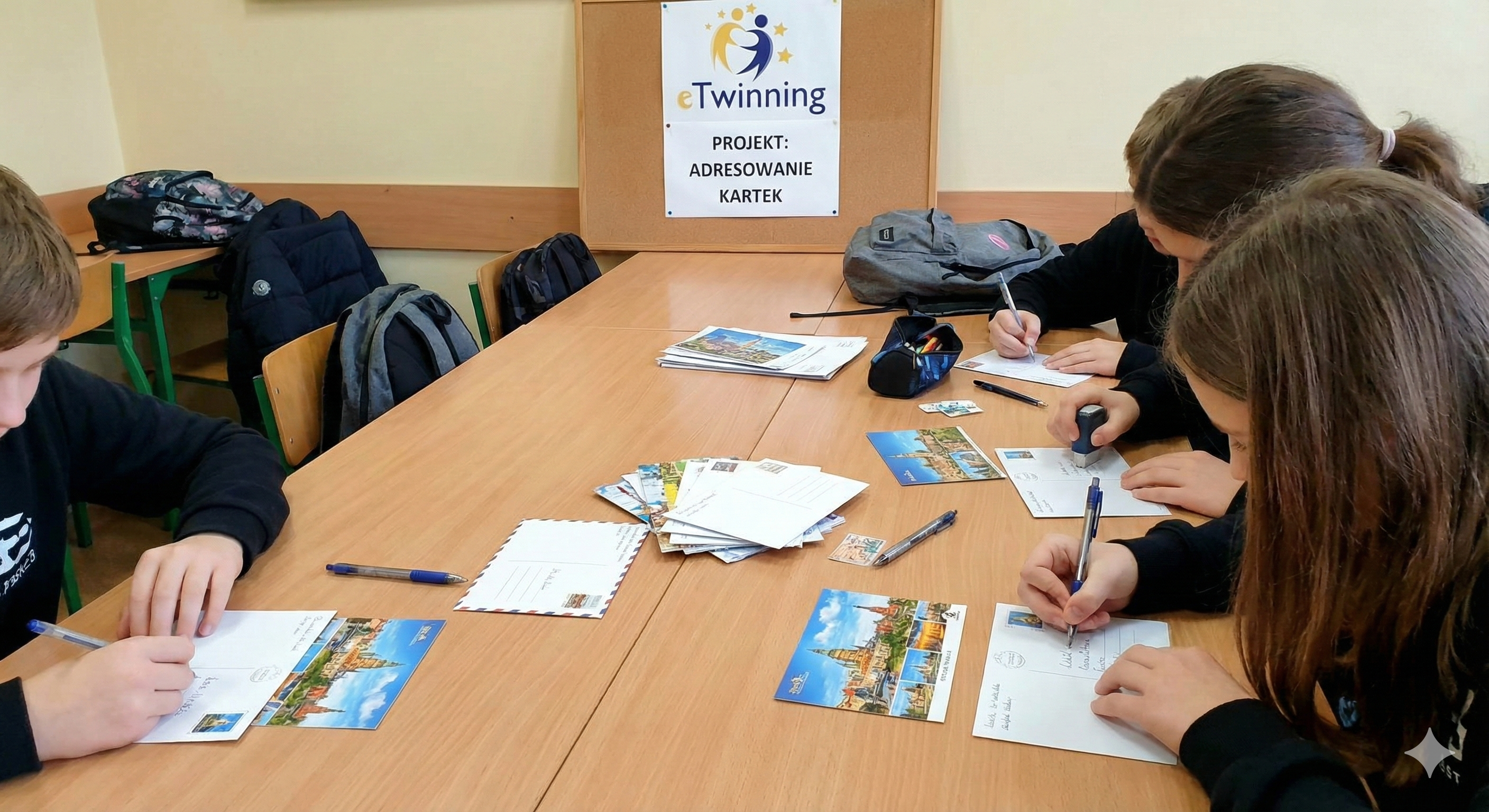 Przygotowywanie kartek - zdjęcie 1